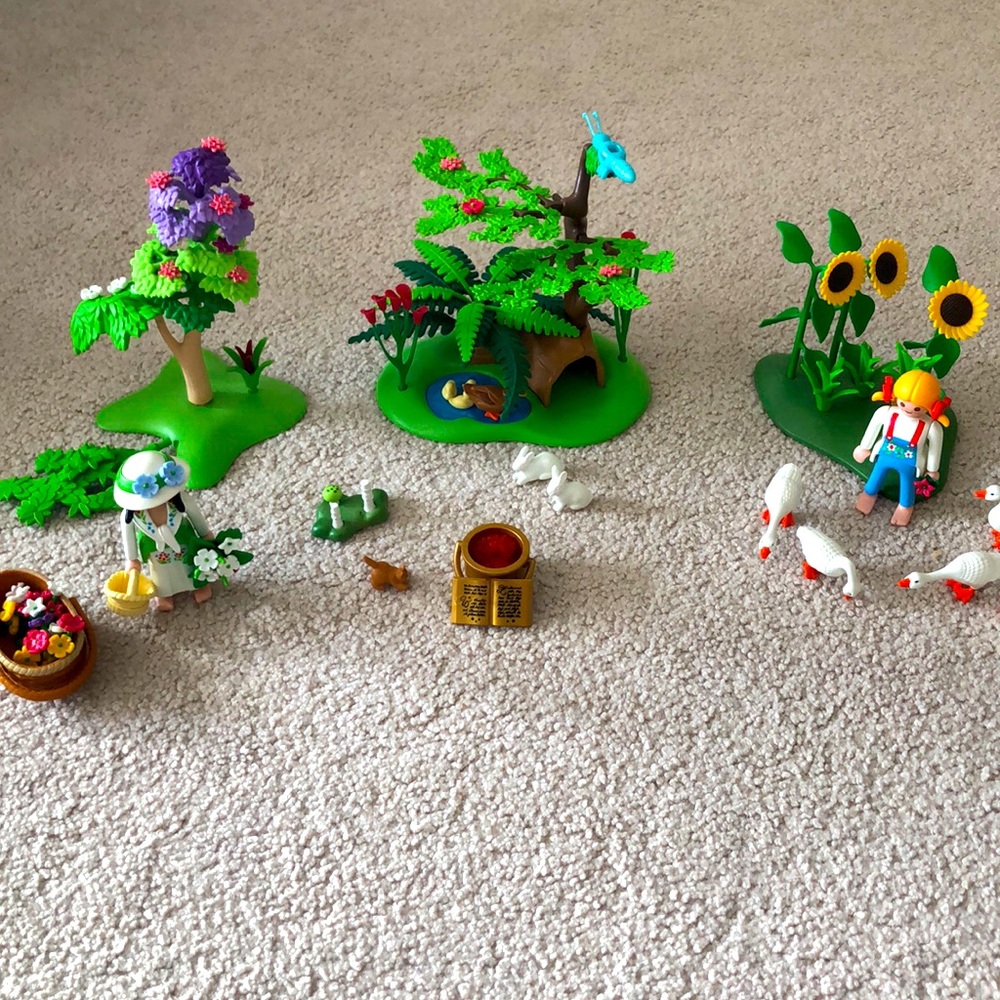 Playmobil set fairies florist sunflowers